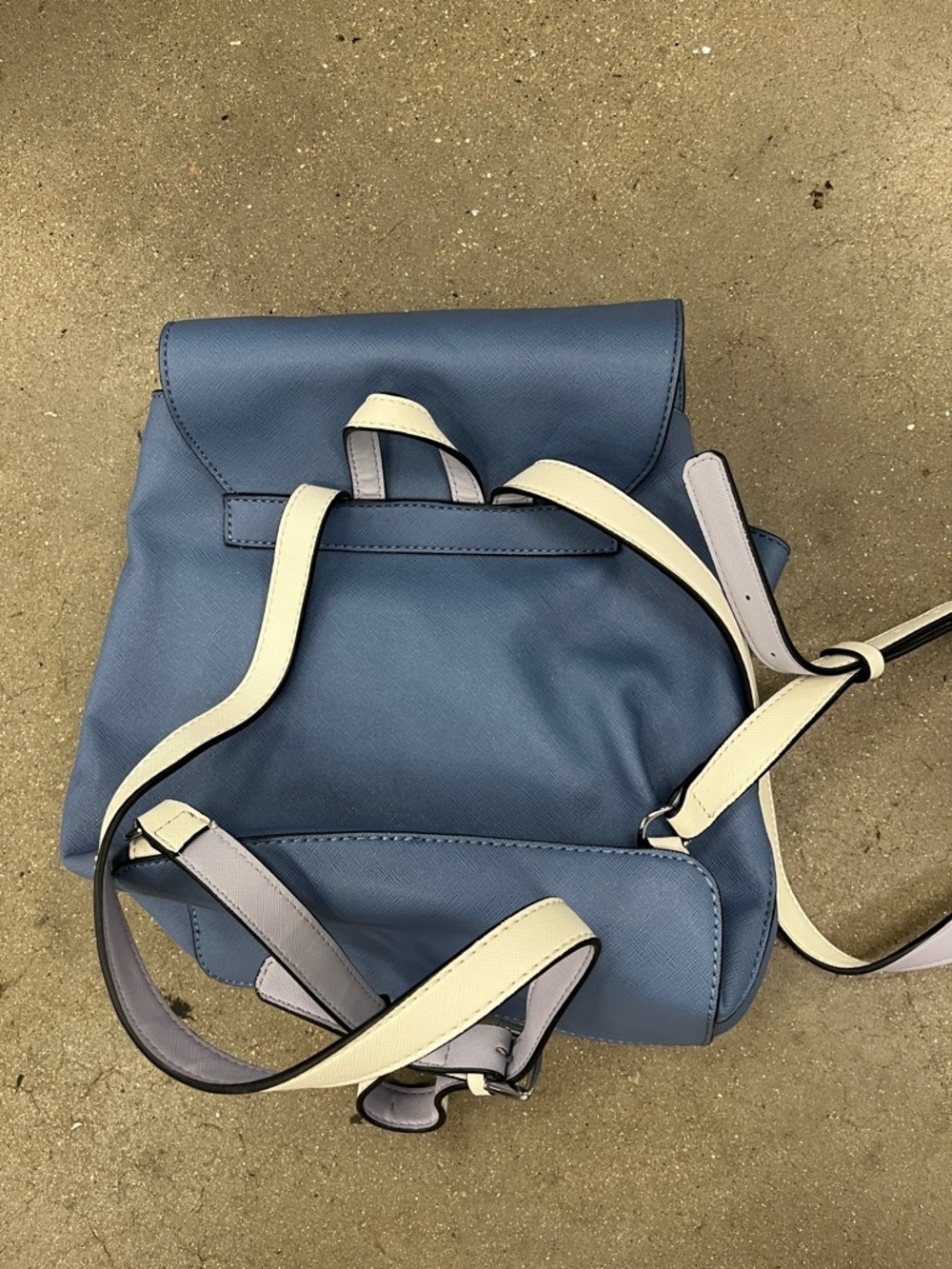 GUESS Blue Floral Appliqué Women's Backpack - Picture 2 of 2
